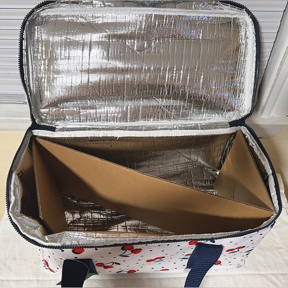 Kate Spade Red and White Cherry Cooler - Picture 3 of 6